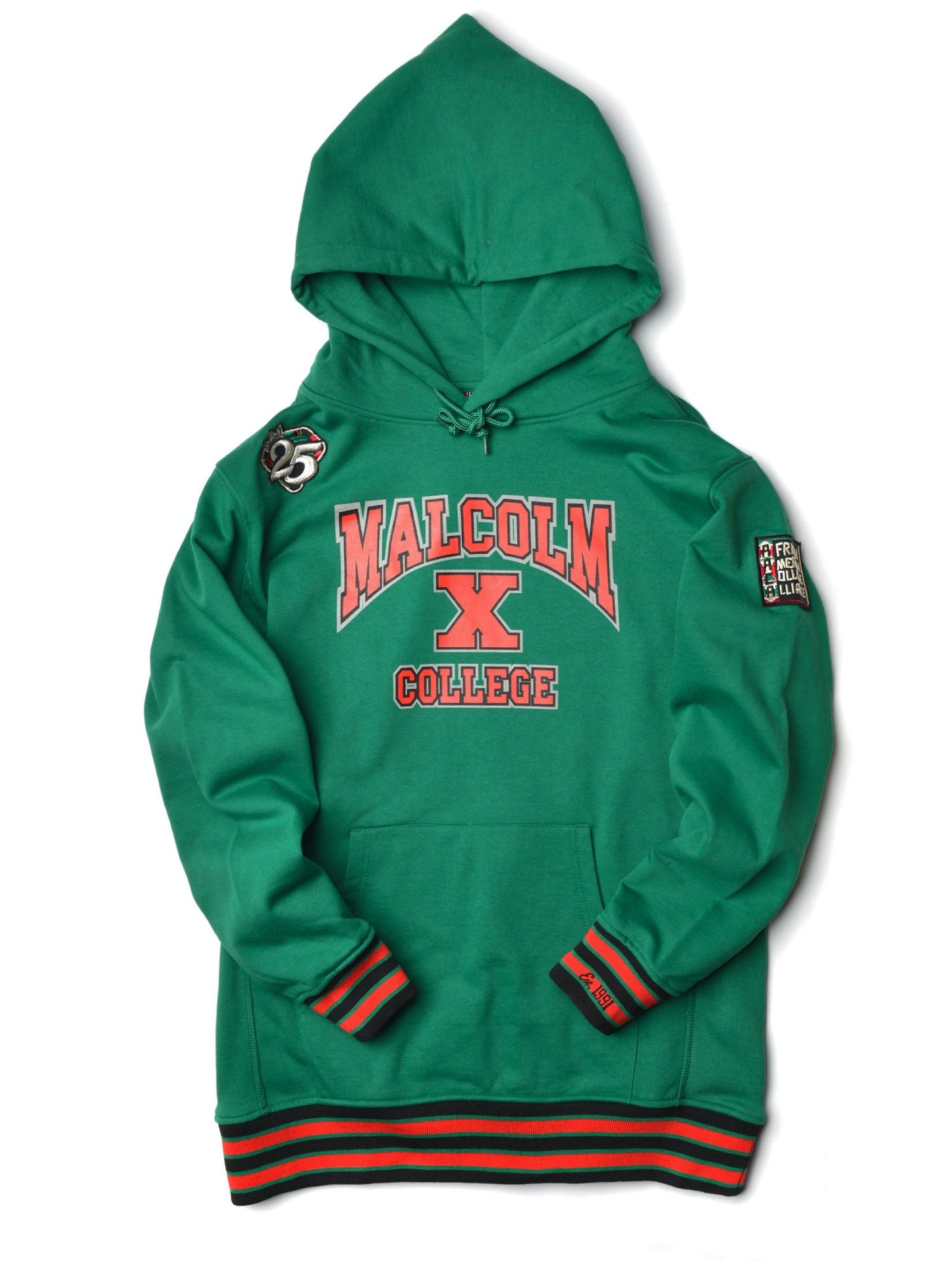 FTP Malcolm X College Classic 91 Hoodie Kelly Green