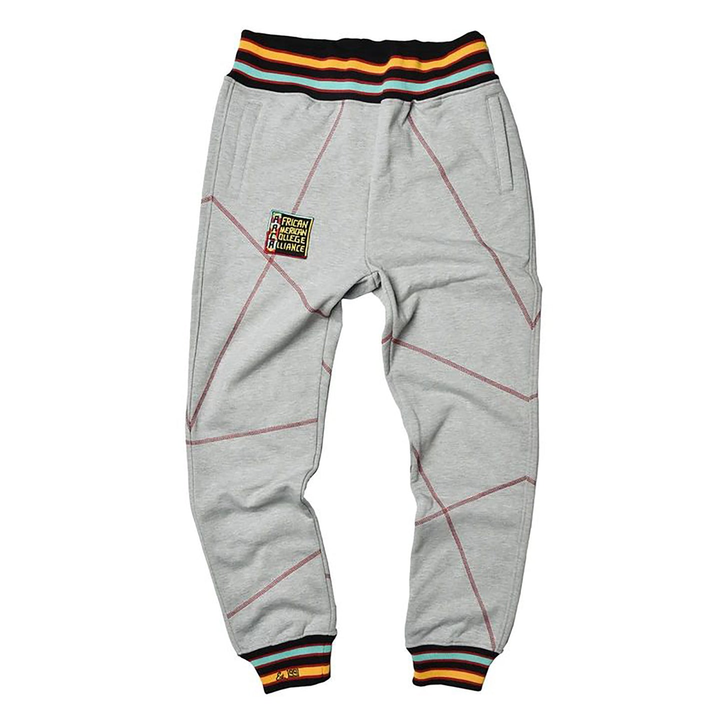 AACA Original 92 Frankenstein Stitched Sweatpants Grey/Red