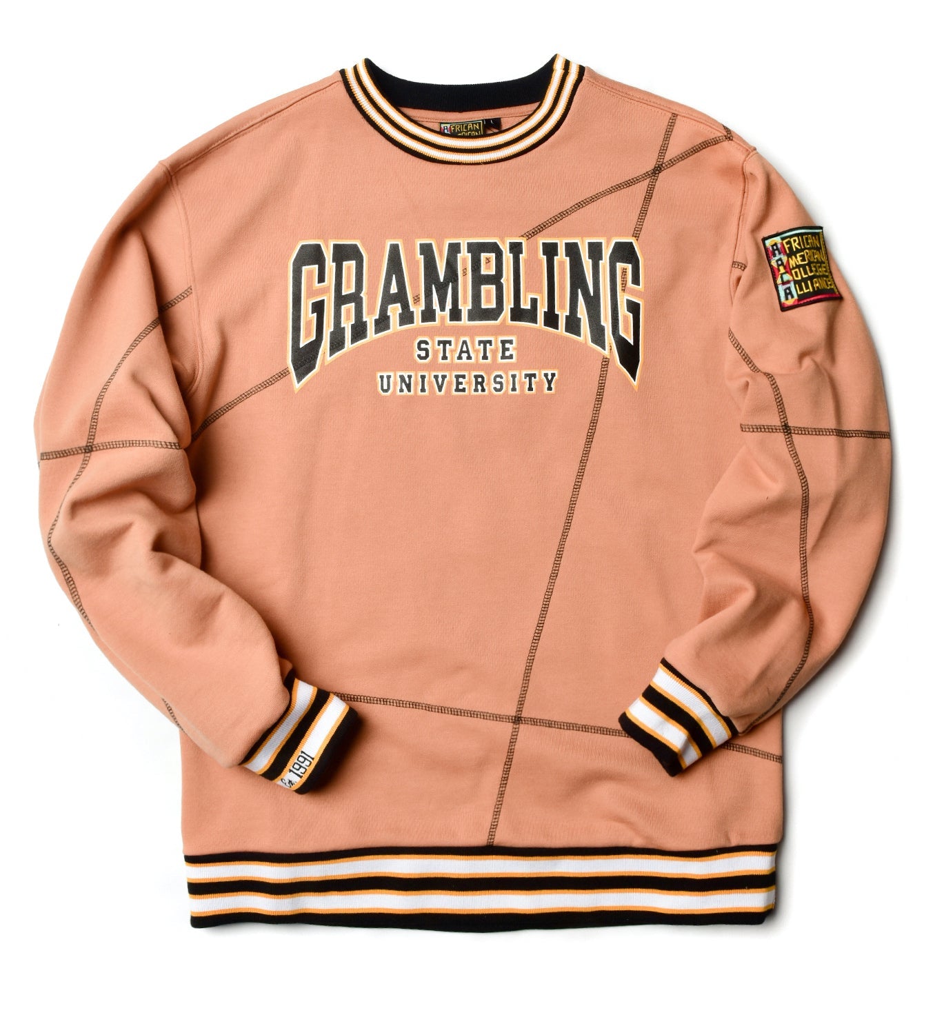 Grambling State University Classic '92 Crewneck Butter Rum/Black
