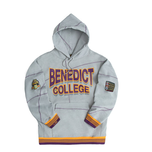 Benedict University 93 Frankenstein Hoodie MDH Grey/Purple/Gold - AACA 30th Anniversary Special Edition