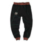 FTP Original 92 Frankenstein Stitched Sweatpants Black / Kelly Green Chicago State University Frankenstein Sweatpants white background product image