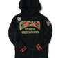 FTP Chicago State University AACA Original 92 Frankenstein Stitched Hoodie Black/Kelly Green Frankenstein Hoodie white background product image