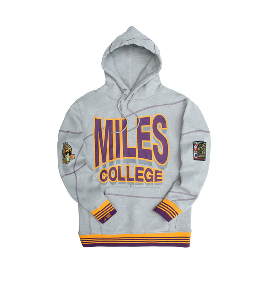 Miles University 93 Frankenstein Hoodie MDH Grey/Purple/Gold - AACA 30th Anniversary Special Edition