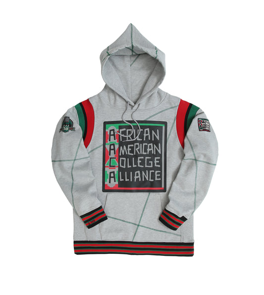 30th Anniversary FTP AACA Frankenstein Stitched Hoodie MDH. Grey / Green