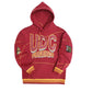 UDC FireBirds 93 Frankenstein Hoodie Red/Gold University of the District of Columbia Frankenstein Hoodie white background product image