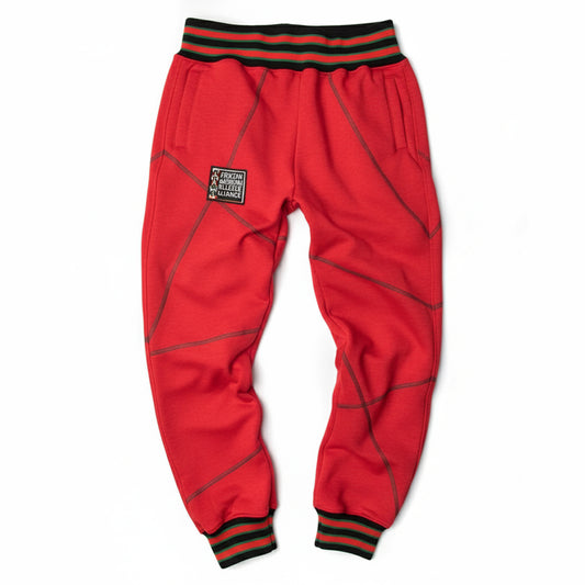 FTP Original 92 Frankenstein Stitched Sweatpants Red/Kelly Green