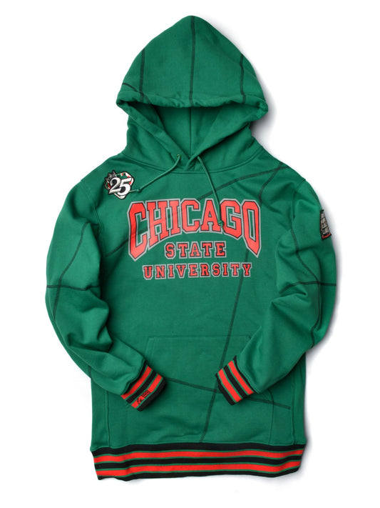 FTP Chicago State University AACA Original 92 Frankenstein Stitched Hoodie Kelly Green/Black