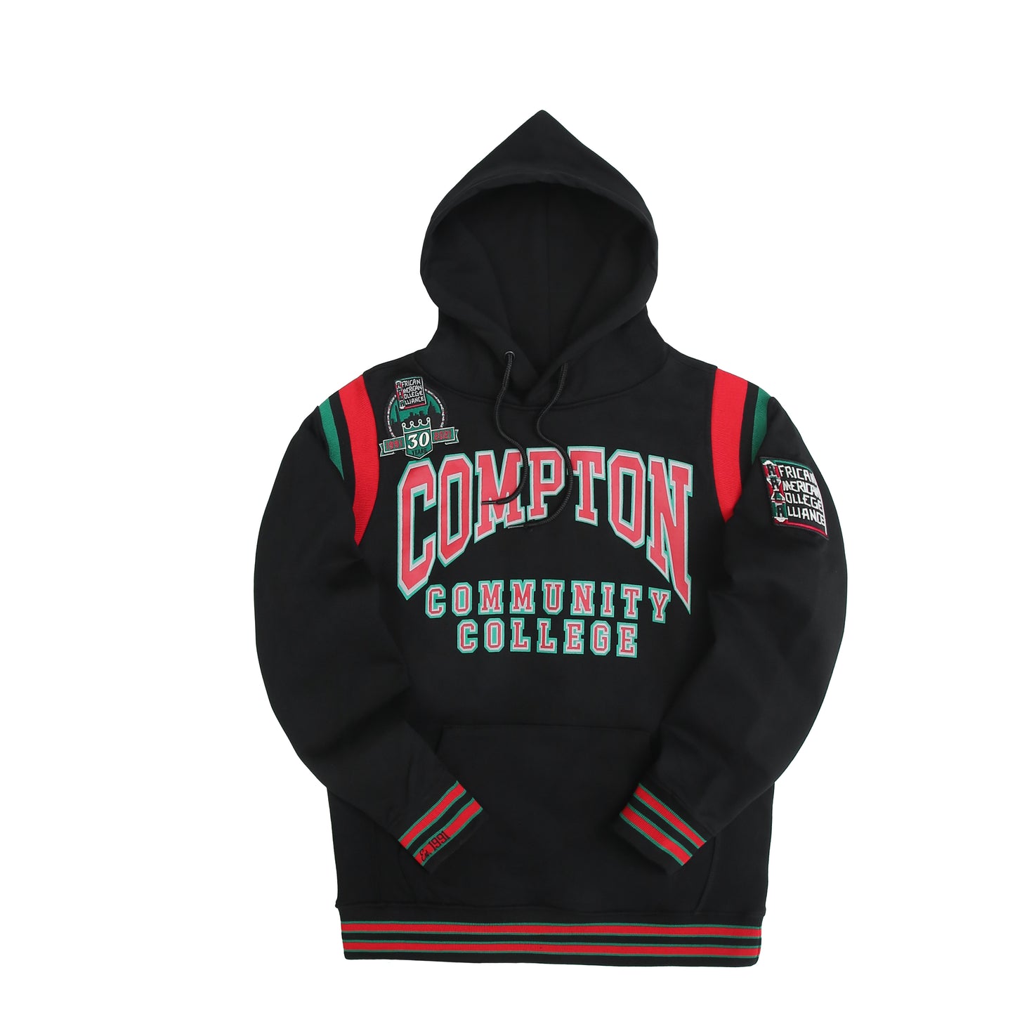 30th Anniversary FTP Compton Community College Hoodie All Black