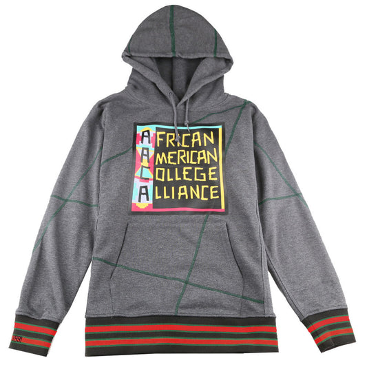 FTP AACA Original 92 Frankenstein Stitched Hoodie Charcoal/Kelly-Green