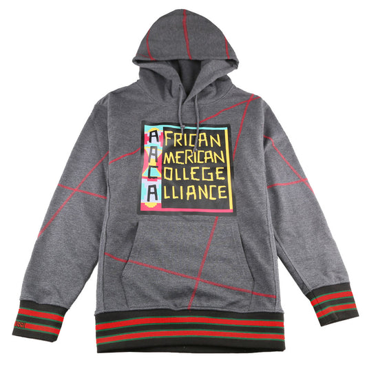 FTP AACA Original 92 Frankenstein Stitched Hoodie Charcoal Red