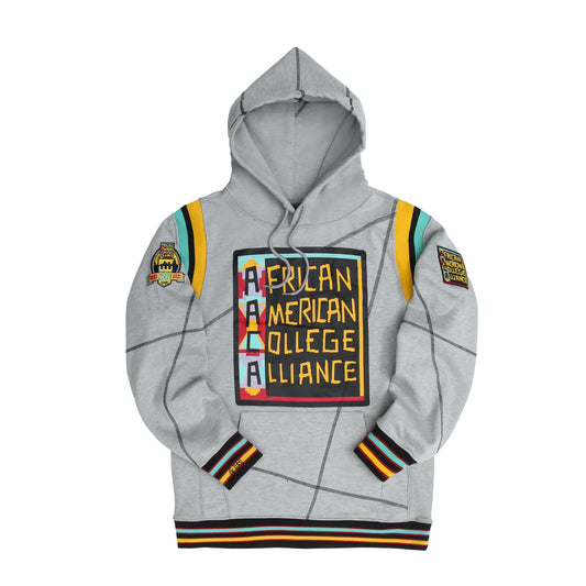 30th Anniversary AACA Frankenstein Stitched Hoodie MDH Grey/Black-African American College Alliance
