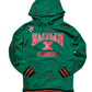 FTP Malcolm X College AACA Original 92 Frankenstein Stitched Hoodie Kelly Green/Red Frankenstein Hoodie white background product image