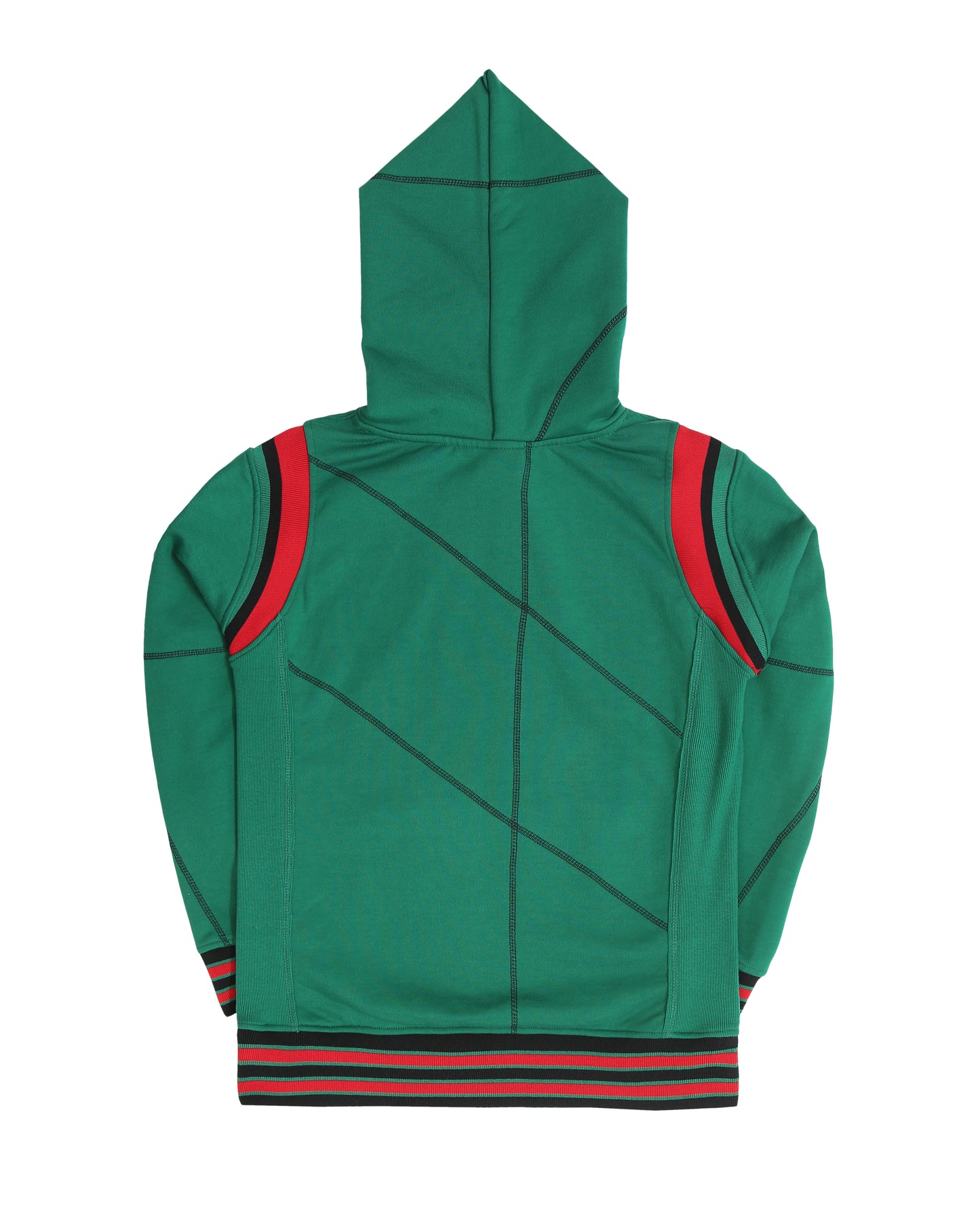 30th Anniversary FTP Malcolm X  Frankenstein Stitched Hoodie KellyGreen / Black
