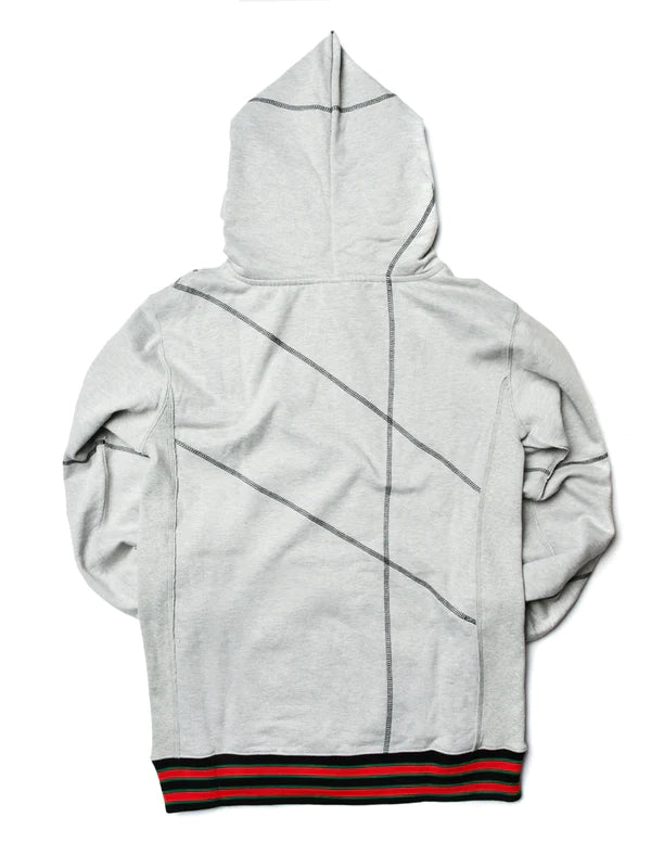 FTP Howard University 92 Frankenstein Stitched Hoodie MDH.Grey / Black