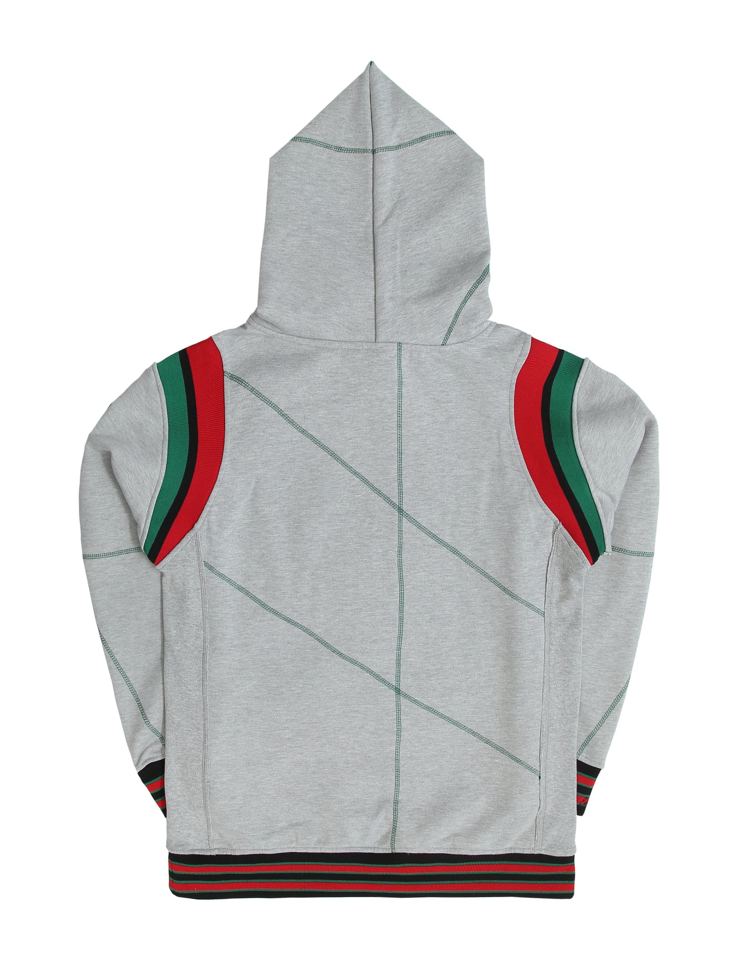 30th Anniversary FTP AACA Frankenstein Stitched Hoodie MDH. Grey / Green