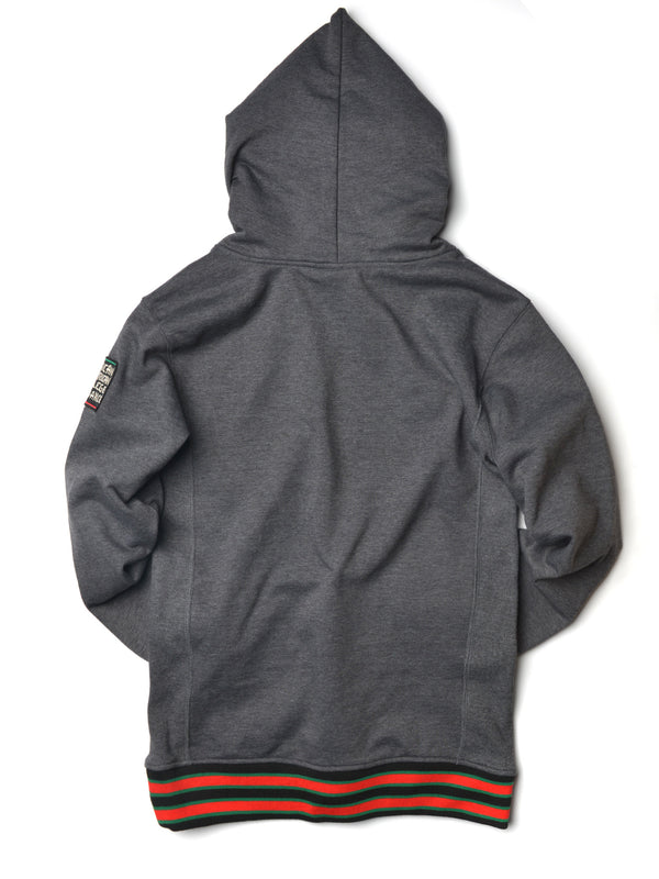 FTP Malcolm X College Classic 91 Hoodie Charcoal Grey
