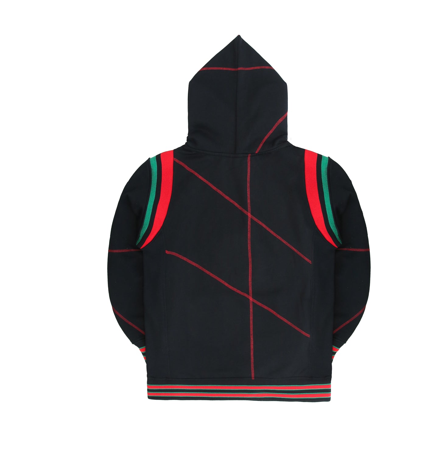 30th Anniversary FTP AACA Frankenstein Stitched Hoodie Black/Red