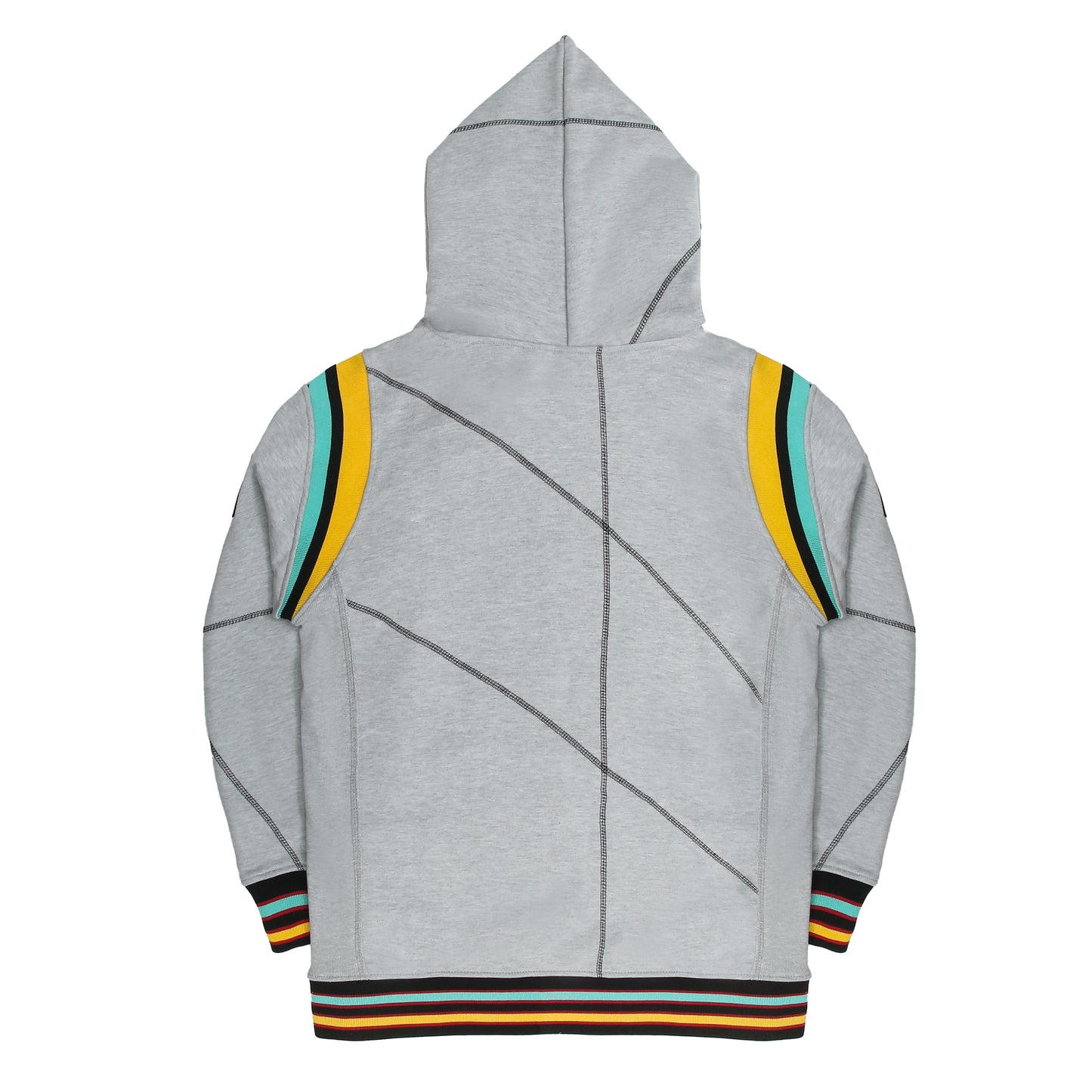 30th Anniversary AACA Frankenstein Stitched Hoodie MDH Grey/Black-African American College Alliance