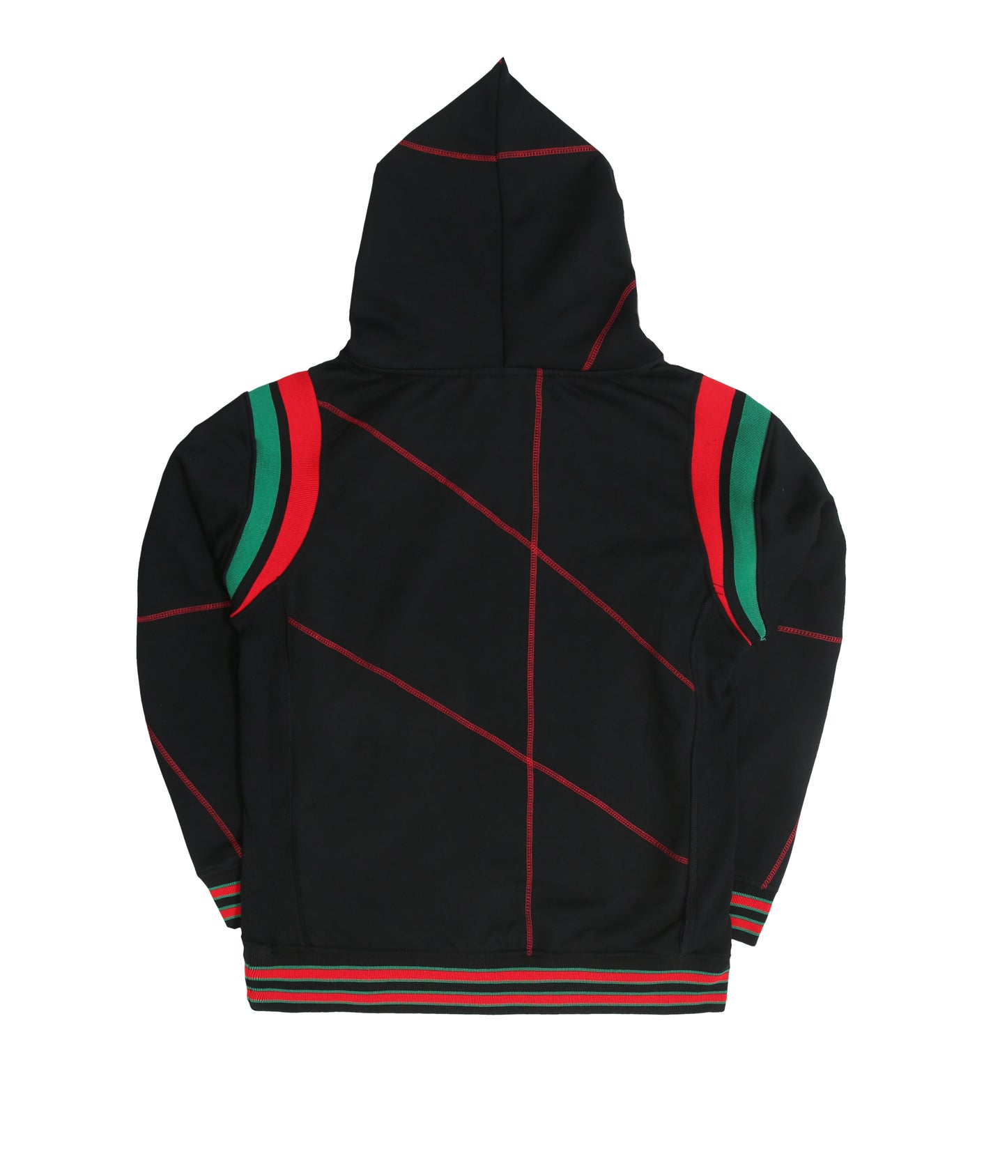 30th Anniversary FTP Malcolm X  Frankenstein Stitched Hoodie Black/Red