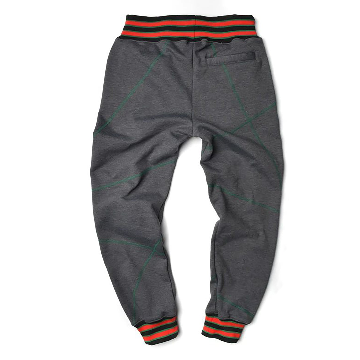 FTP Original 92 Frankenstein Stitched Sweatpants Charcoal Grey/Kelly Green