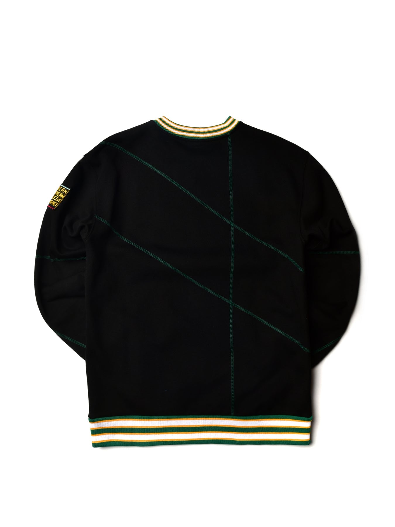 Hampton University Original '92 "Frankenstein" Crewneck MDH. Grey/Royal Blue