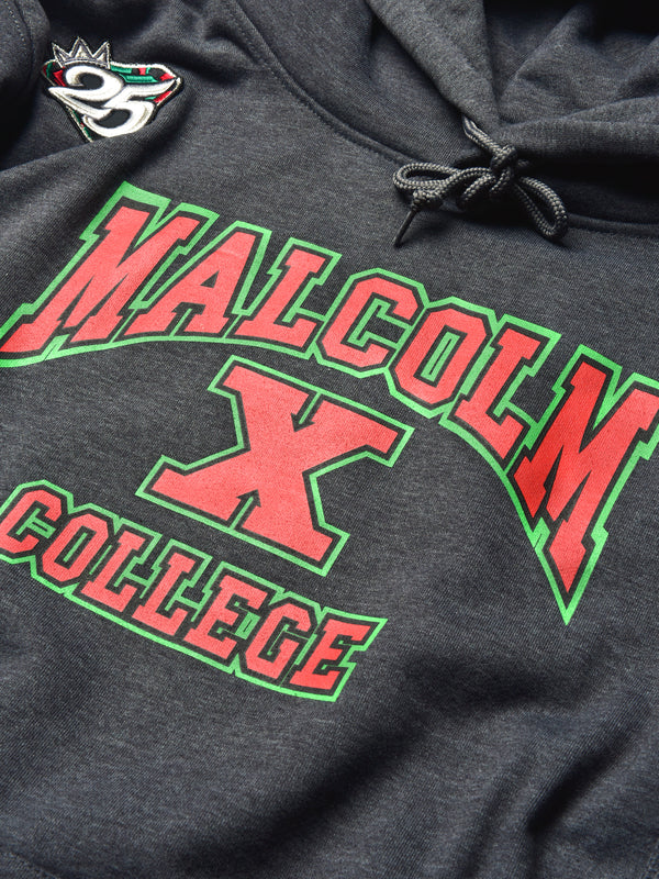FTP Malcolm X College Classic 91 Hoodie Charcoal Grey