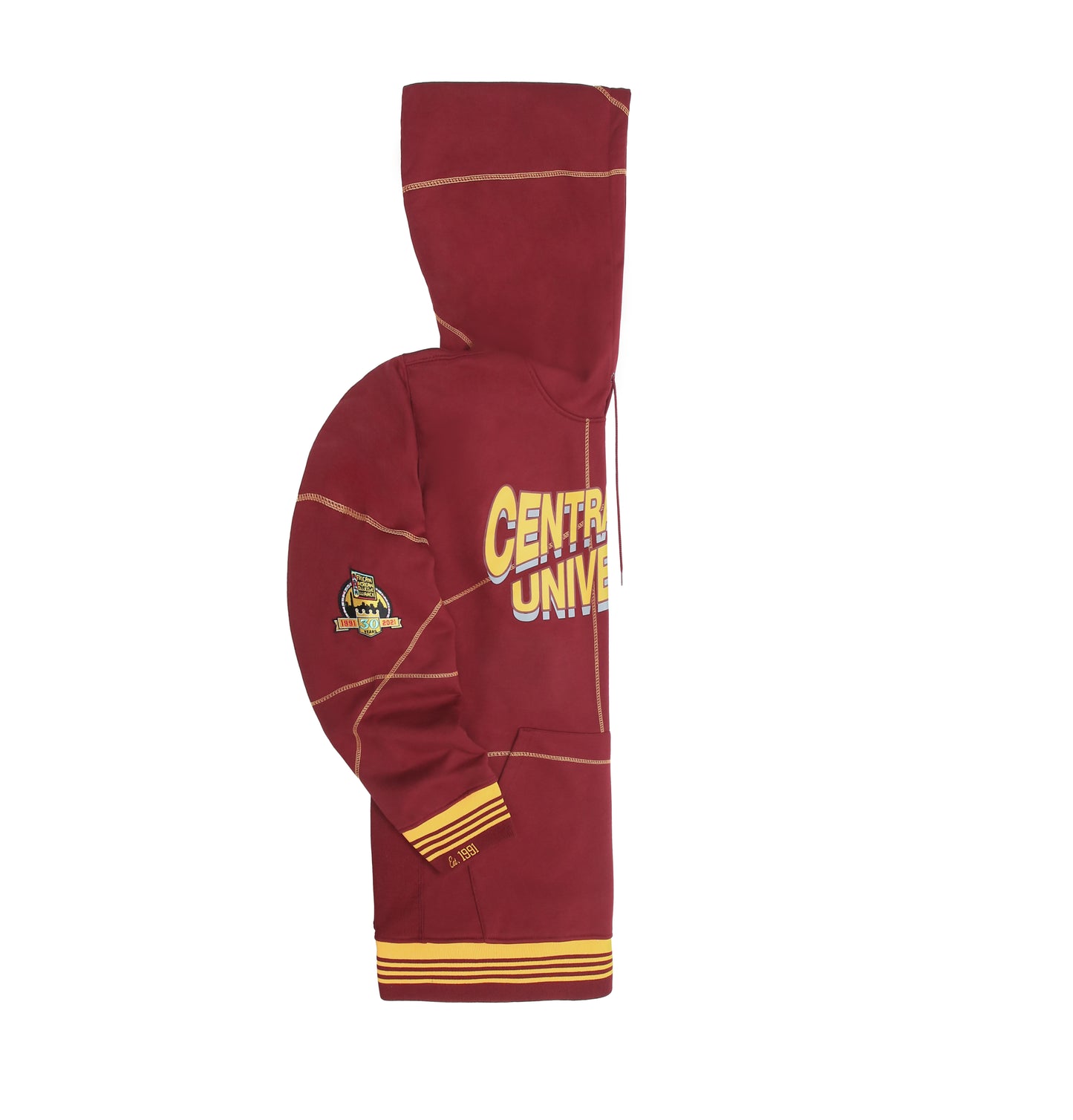 Central State University 93 Frankenstein Hoodie Maroon/Gold - AACA 30th Anniversary Special Edition