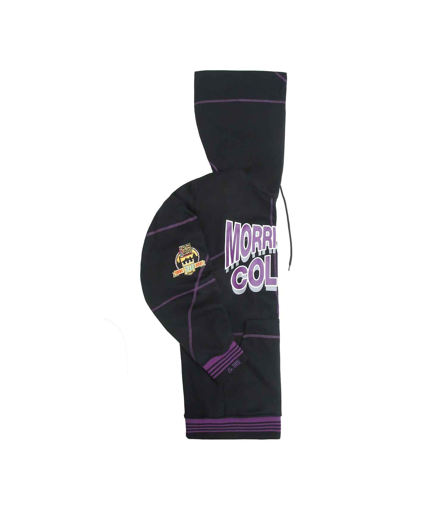 Morrisbrown College 93 Frankenstein Hoodie Black/Purple - AACA 30th Anniversary Special Edition