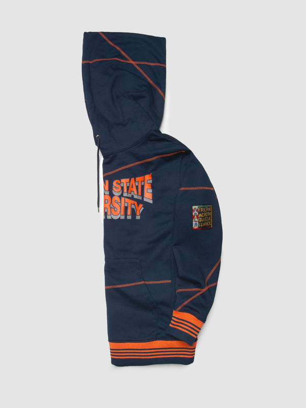 Morgan State 93 Frankenstein Hoodie Navy/Orange