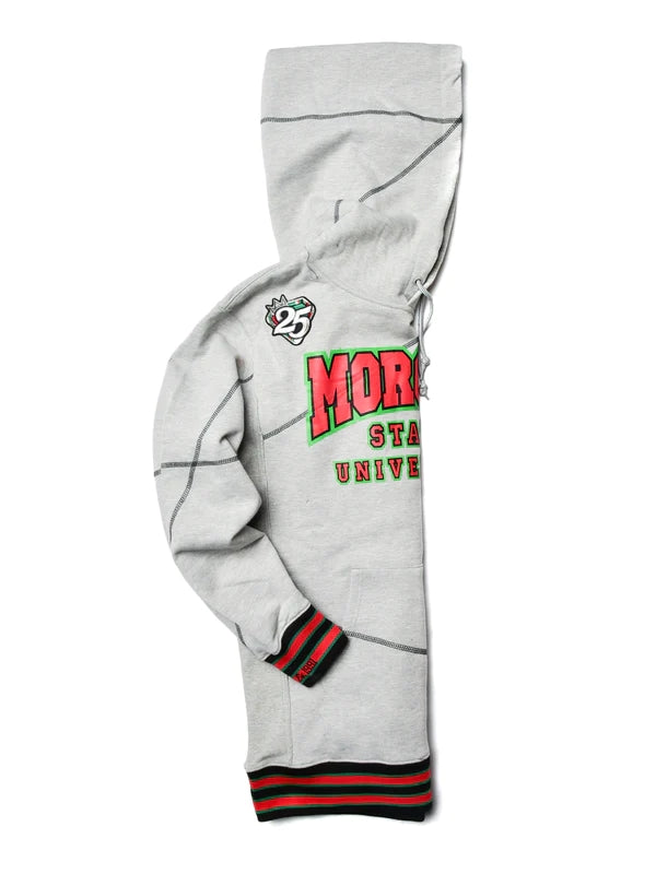 FTP Morgan State University 92 Frankenstein Stitched Hoodie MDH.Grey / Black