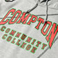 FTP Compton Community College Original 92 Frankenstein Stitched Hoodie MDH.Grey / Black Compton College Frankenstein Hoodie alternate product image