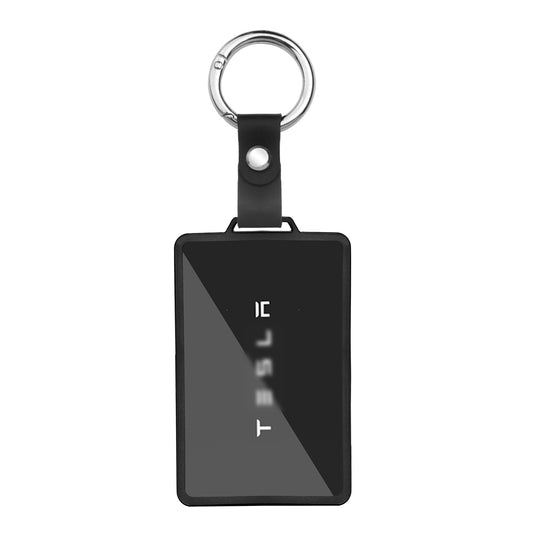 For Tesla Card Key Holder, Transparent Soft Card Key Cover for Model Y/3 Model S/X Cybertruck Accessories, Black