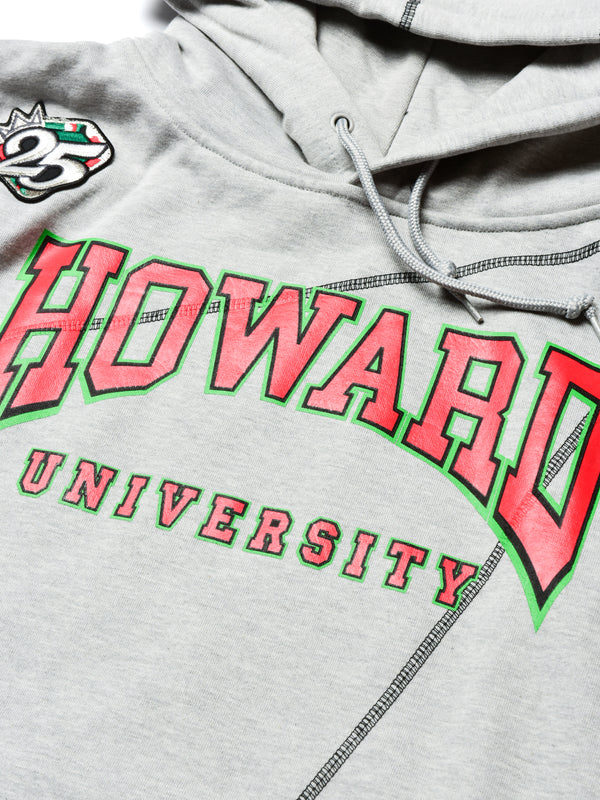 FTP Howard University 92 Frankenstein Stitched Hoodie MDH.Grey / Black