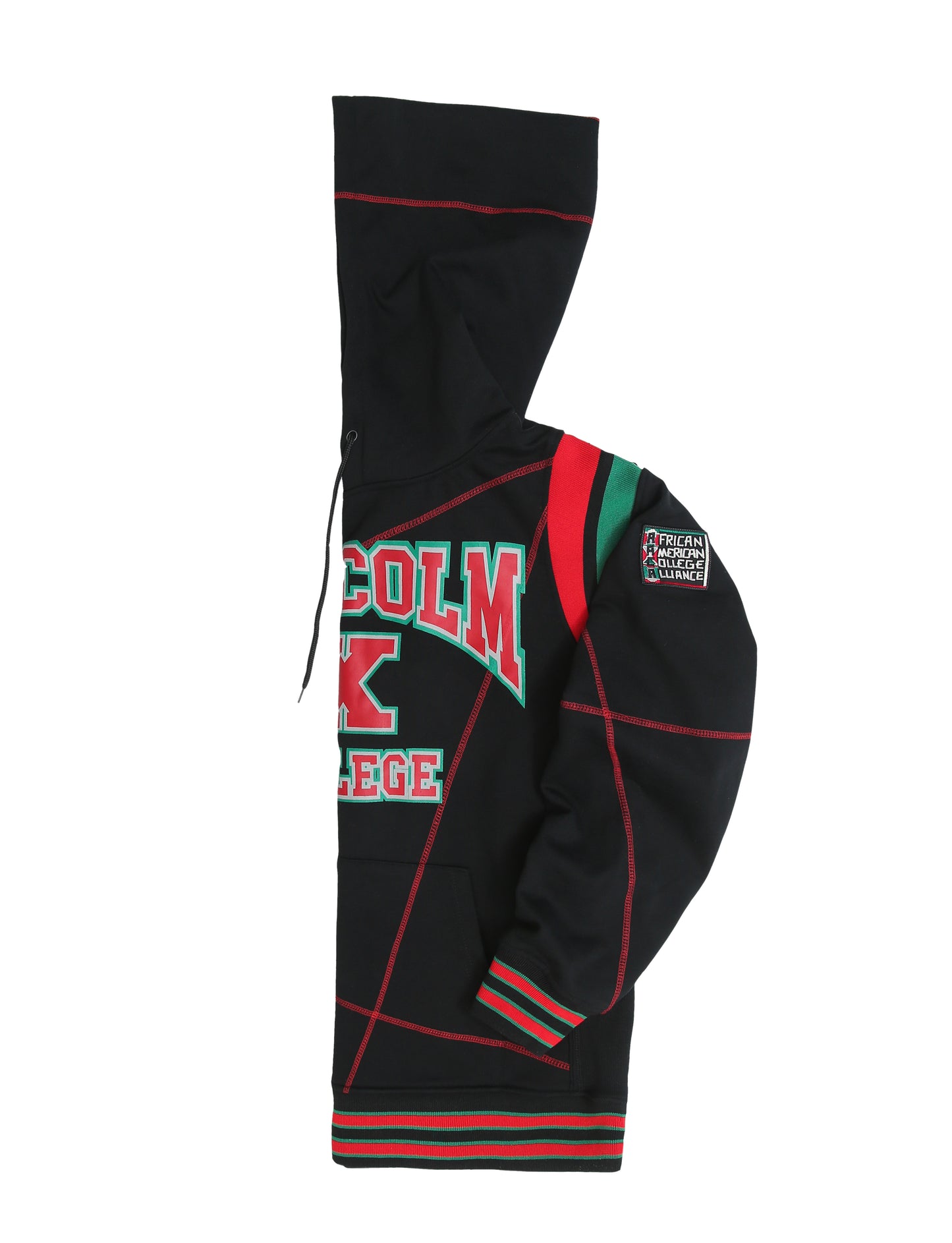 30th Anniversary FTP Malcolm X  Frankenstein Stitched Hoodie Black/Red