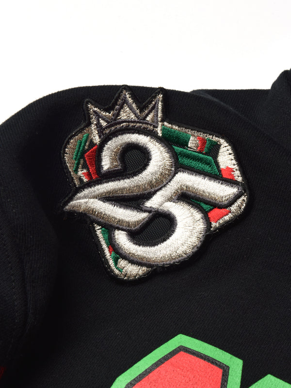 FTP Malcolm X College Frankenstein 92 Stitch Hoodie Black/ Red