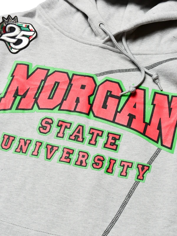 FTP Morgan State University 92 Frankenstein Stitched Hoodie MDH.Grey / Black