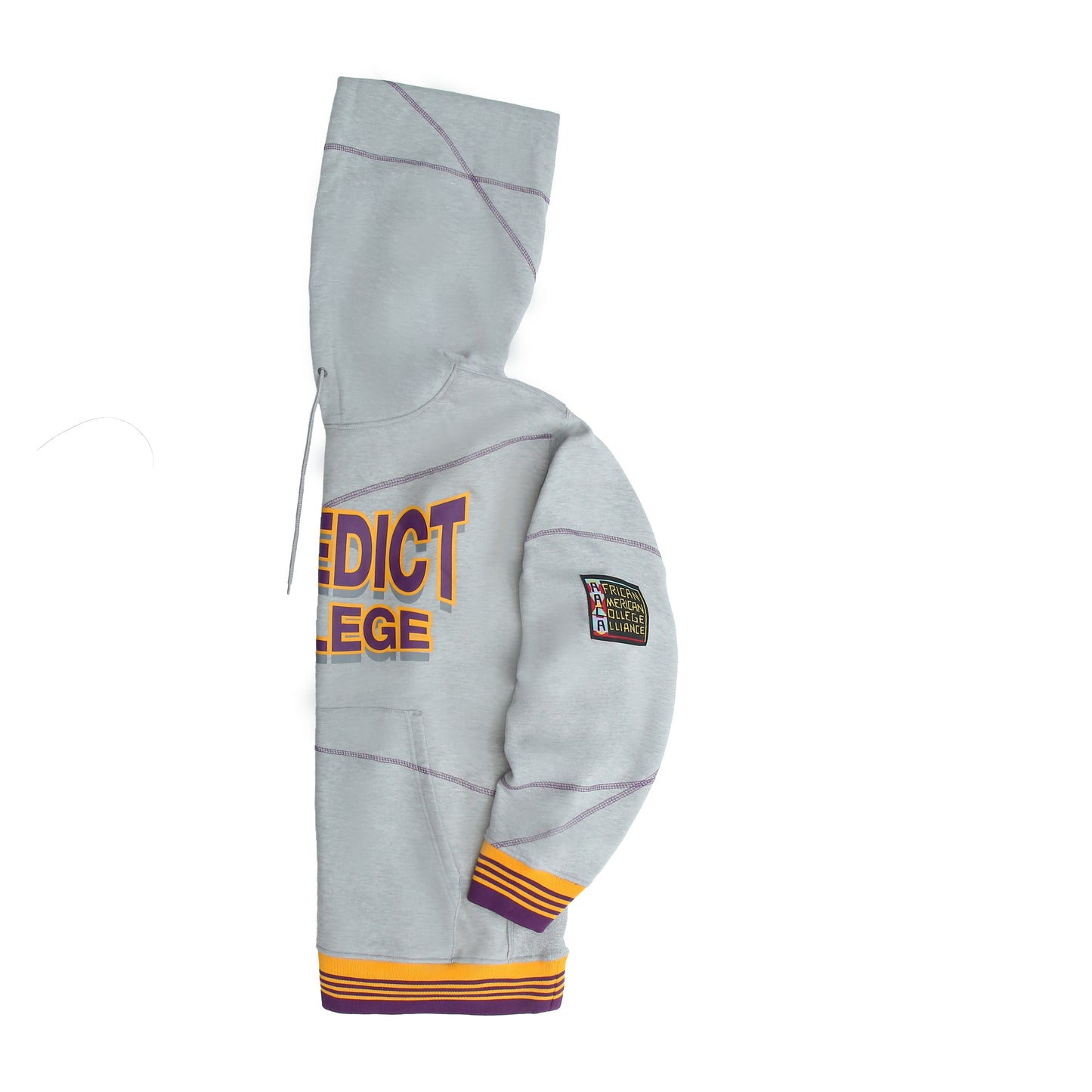 Benedict University 93 Frankenstein Hoodie MDH Grey/Purple/Gold - AACA 30th Anniversary Special Edition
