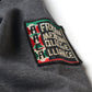 FTP Malcolm X College Classic 91 Hoodie Charcoal Grey Classic Hoodie detail image