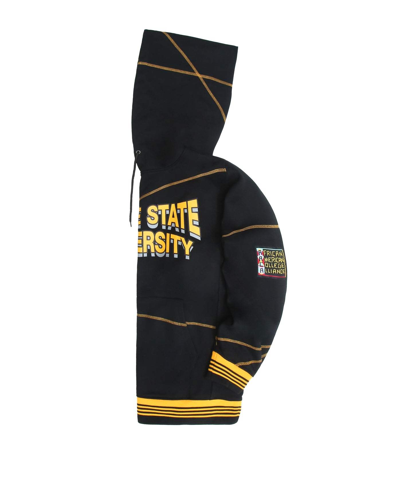 Bowie State University 93 Frankenstein Hoodie Black/Gold - AACA 30th Anniversary Special Edition