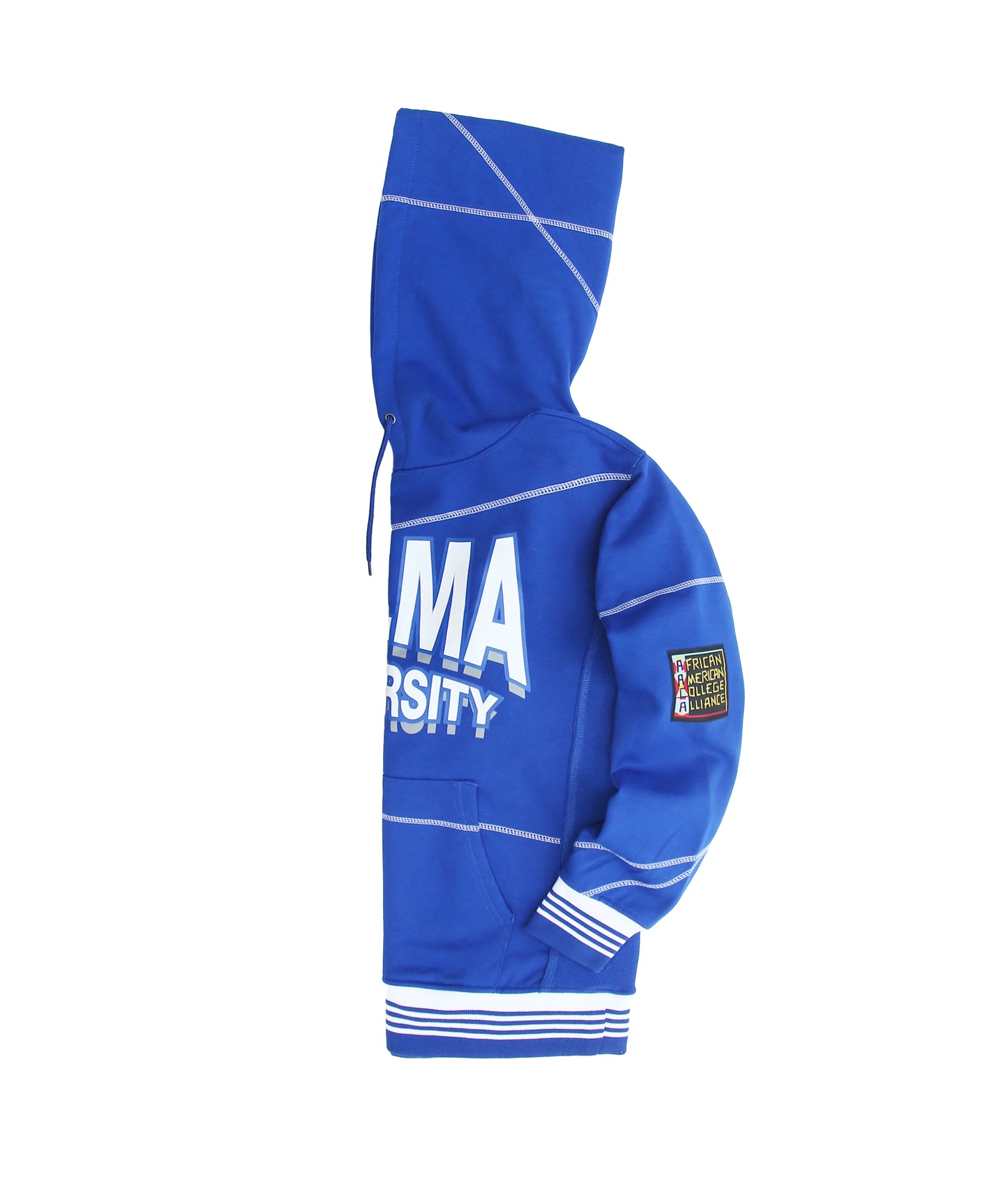 Selma University 93 Frankenstein Hoodie Royal Blue/White - AACA 30th Anniversary Special Edition