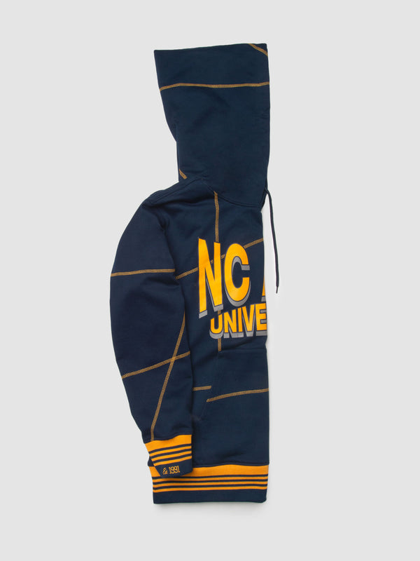 North Carolina A&T University 93 Frankenstein Hoodie Navy/Gold