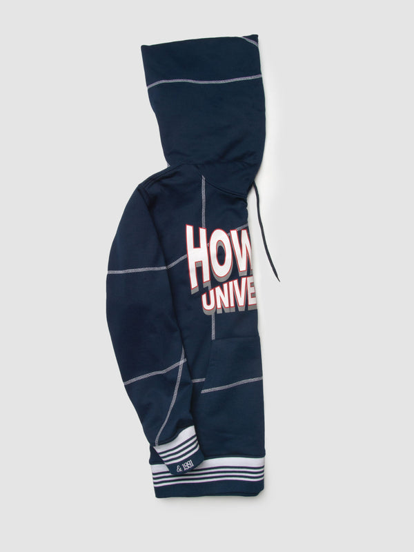 Howard University 93 Frankenstein Hoodie Navy/White