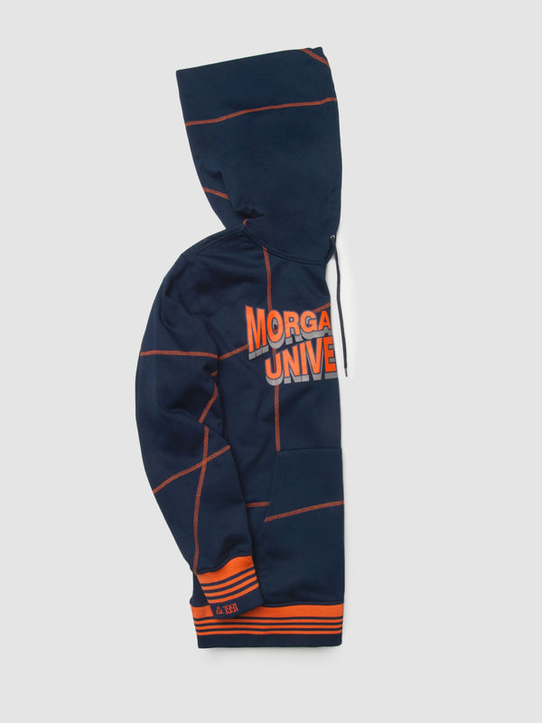 Morgan State 93 Frankenstein Hoodie Navy/Orange