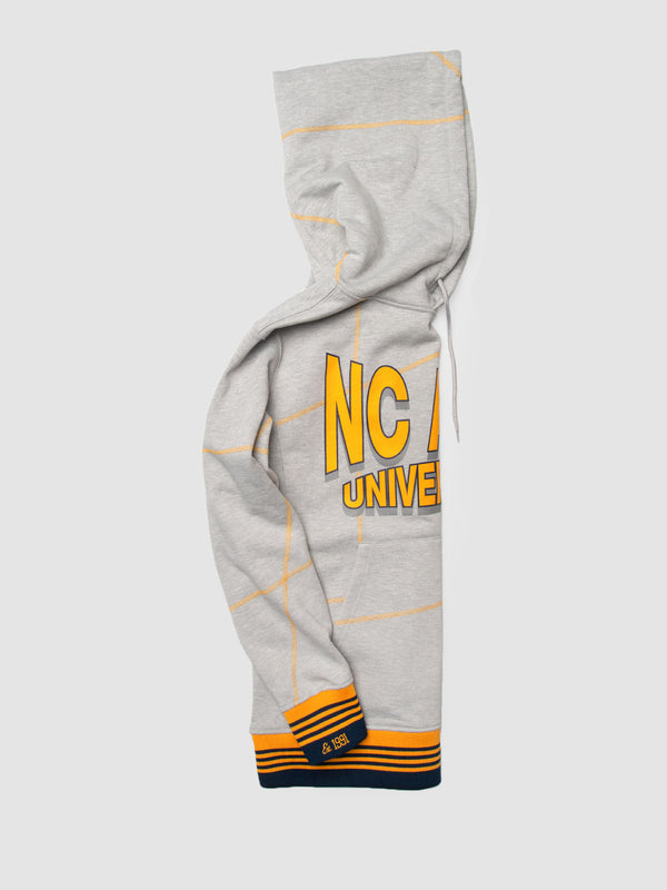 North Carolina A&T University 93  Frankenstein Hoodie MDH Grey/Gold