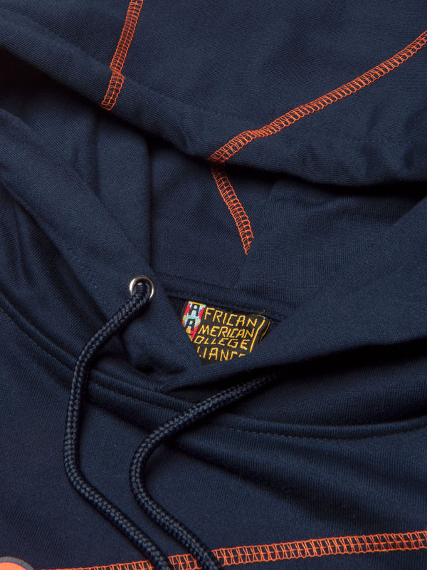 Morgan State 93 Frankenstein Hoodie Navy/Orange