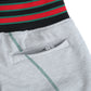 FTP Original 92 Frankenstein Stitched Sweatpants MDH.Grey / Green Malcolm X College Frankenstein Sweatpants detail image