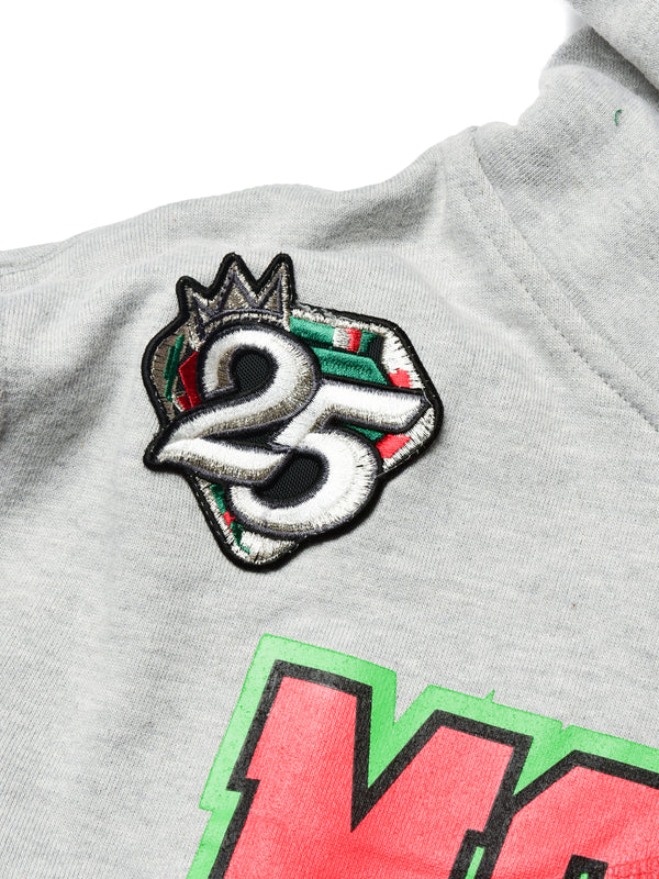 FTP Morgan State University 92 Frankenstein Stitched Hoodie MDH.Grey / Black