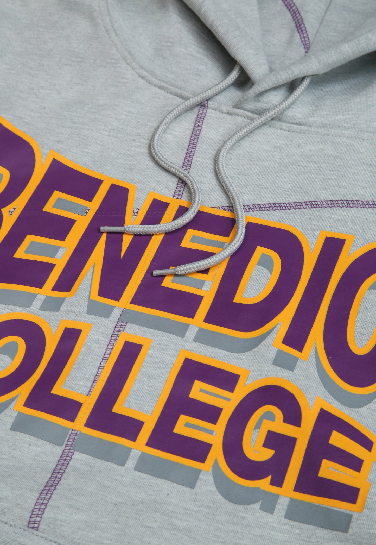 Benedict University 93 Frankenstein Hoodie MDH Grey/Purple/Gold - AACA 30th Anniversary Special Edition