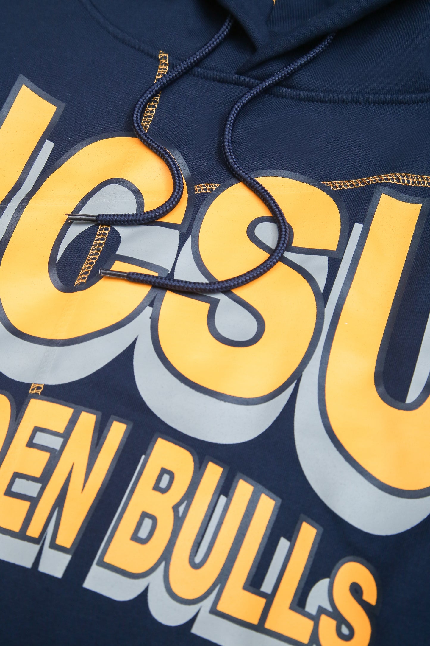 JSCU Golden Bulls 93 Frankenstein Hoodie Navy/Gold - AACA 30th Anniversary Special Edition