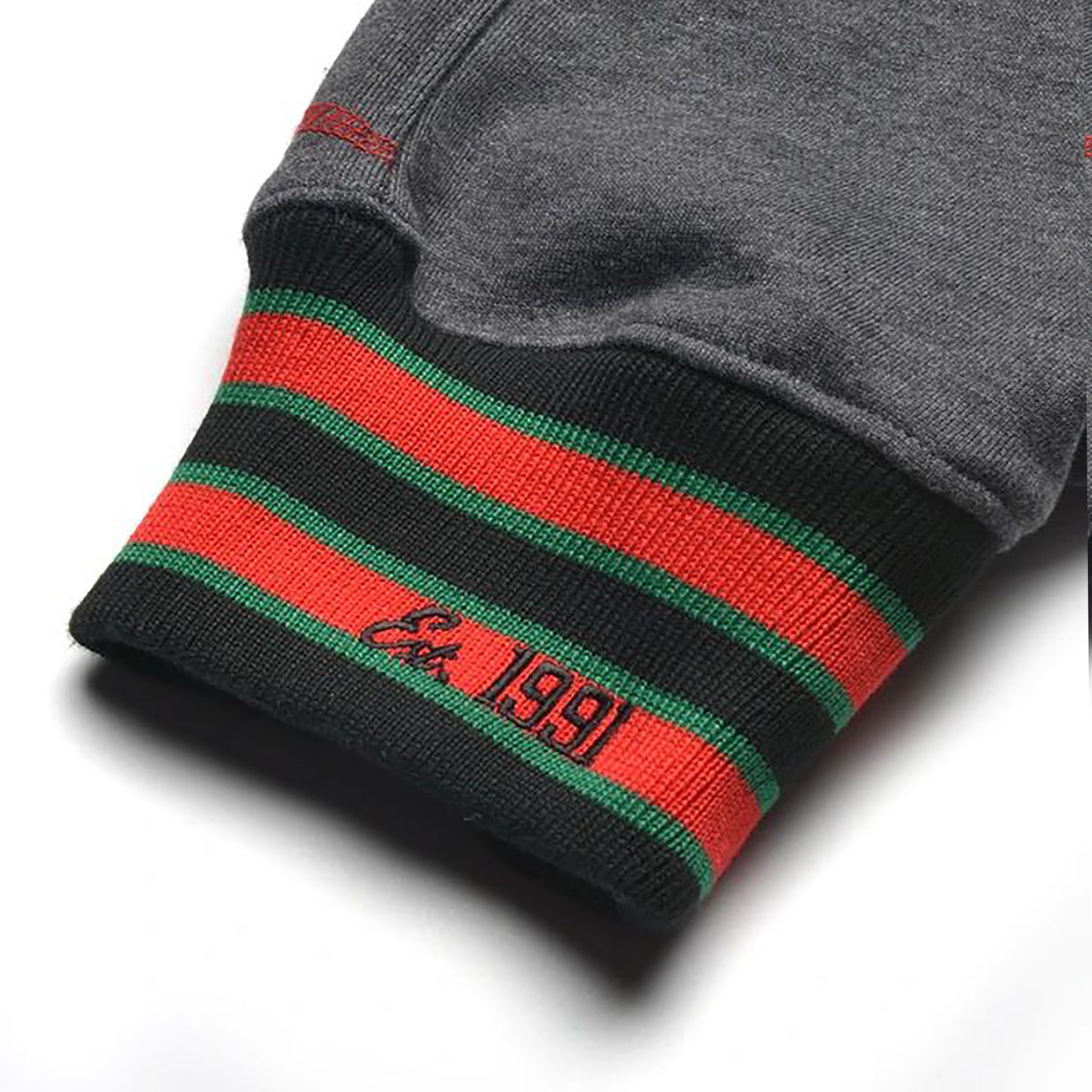 FTP Original 92 Frankenstein Stitched Sweatpants Charcoal Grey/Red